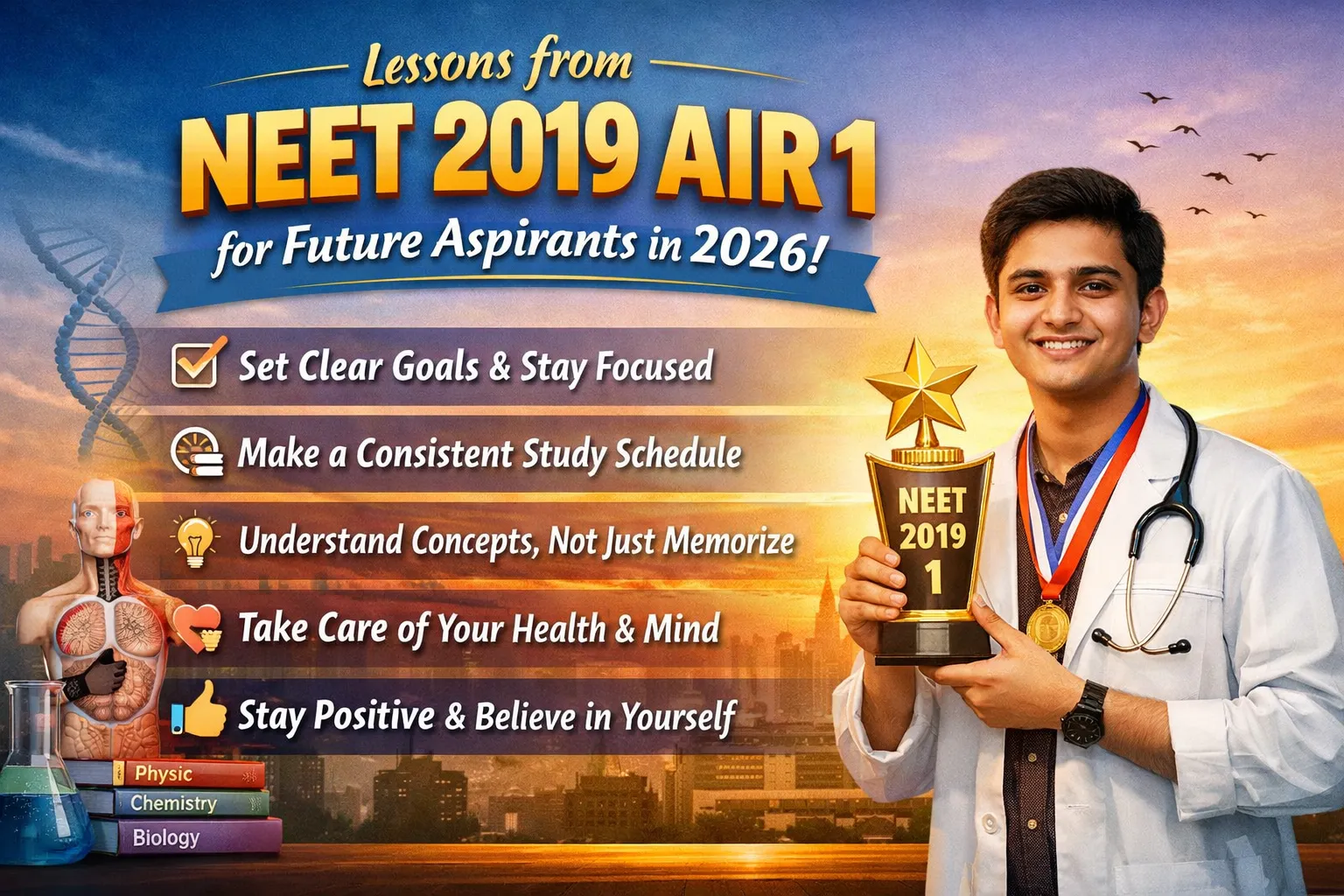 Lessons from NEET 2019 AIR 1 for Future Aspirants in 2026